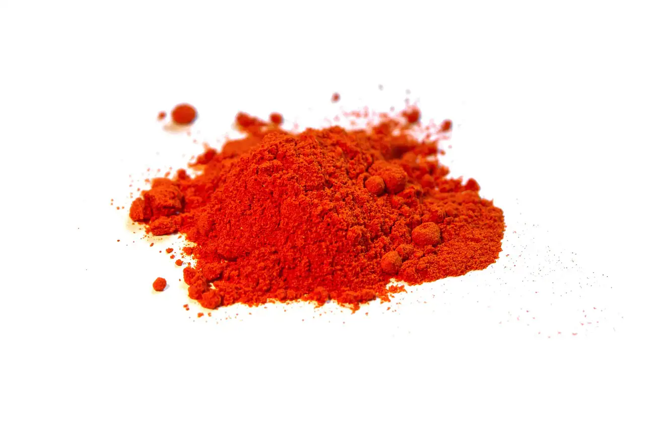 A heap of red chilli powder