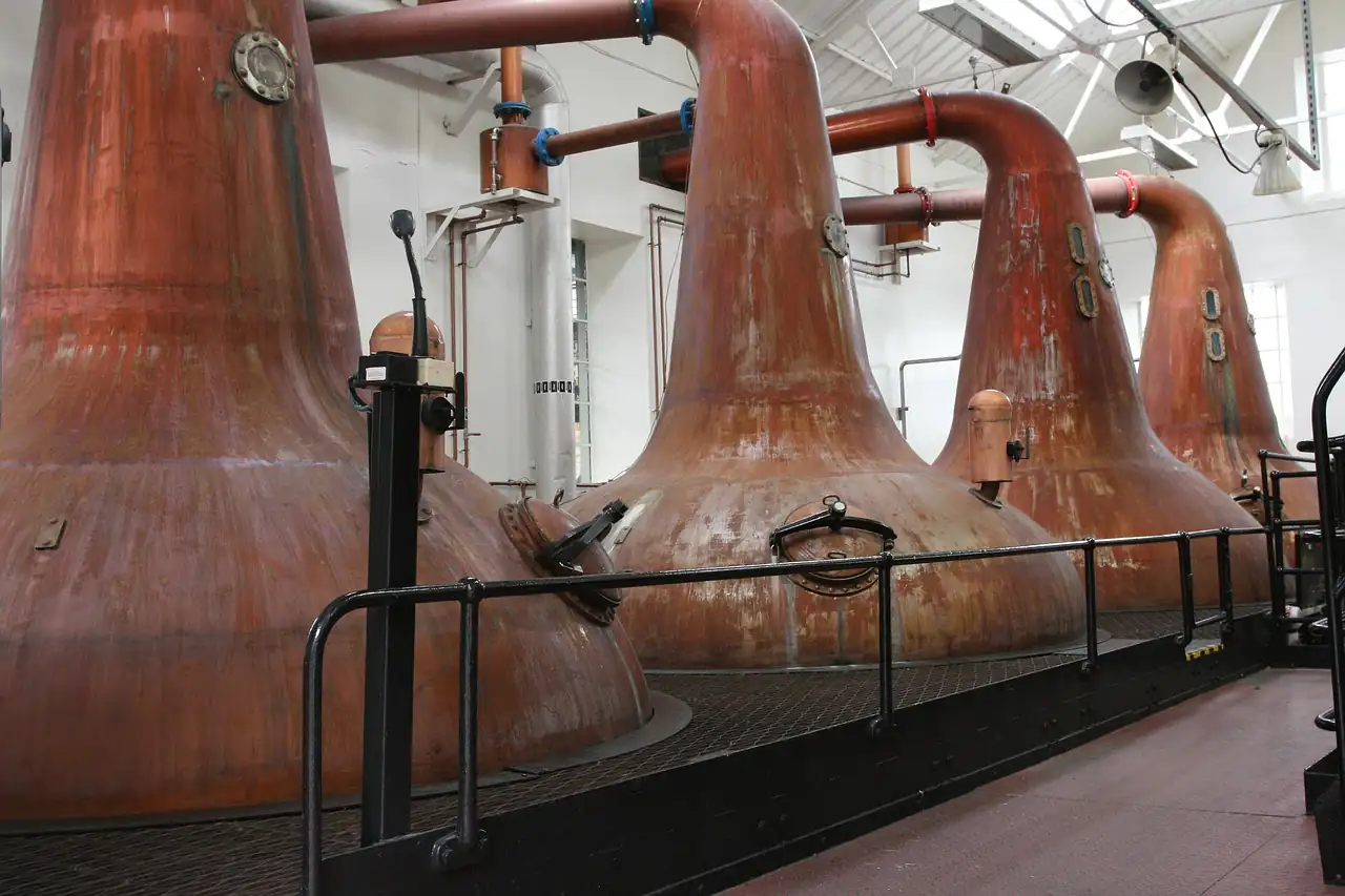 Copper distillation stills