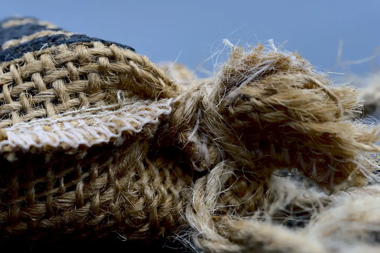 A tied jute sack