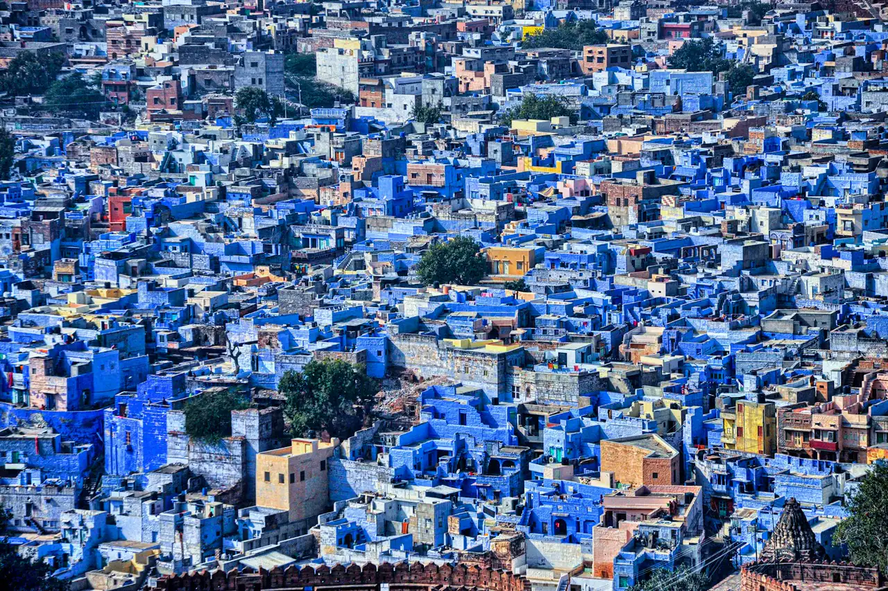 The blue houses of Jodhpur's old city