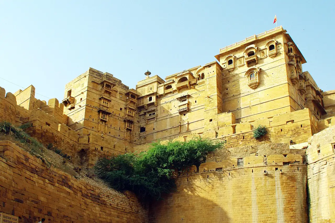 Sandstone walls of Jaisalmer fort